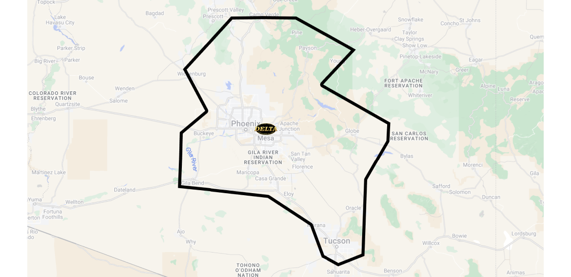 Arizona Service Area